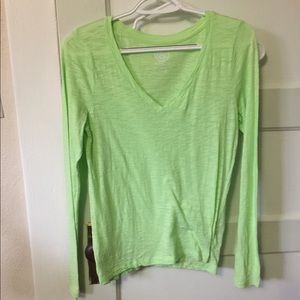 Green long sleeve SO shirt